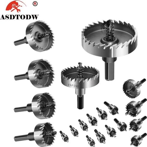 High Quality 12-100mm high speed steel Drill Bit Hole Saw Stainless Steel Metal Aluminum Alloy HSS Drill Bits