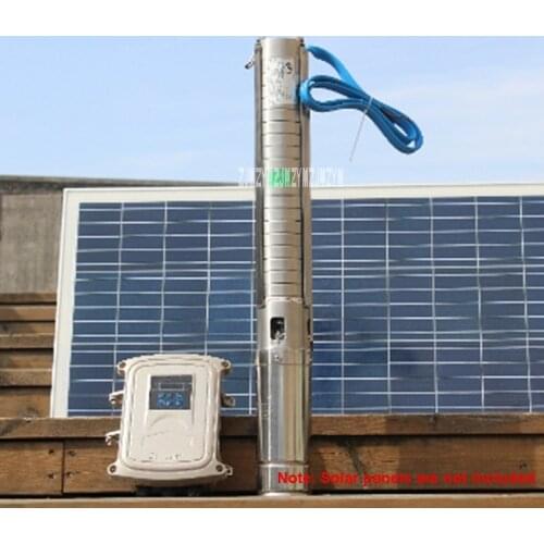 High Quality Stainless Steel Solar Water Pump Solar Submersible Pump With Brushless Motor MPPT Controller 4DSC5-67-48-750 5m3/h