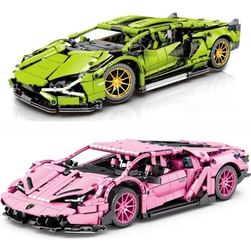 High-tech Building Blocks City Super Speed Racing Vehicle MOC Bricks Toys Racing Sport Auto Car Boys And Girls Toys