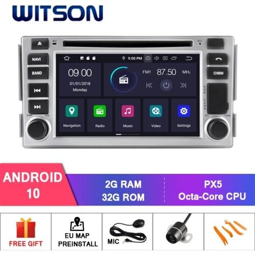 WITSON Android 10 CAR DVD GPS FOR HYUNDAI SANTA FE 2007-2011/ELANTRA 2000-2006 Car Multimedia GPS Navigation DVD Video