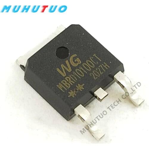 10PCS MBRD10100CT SR10100CS 10A100V patch TO252 Schottky diode