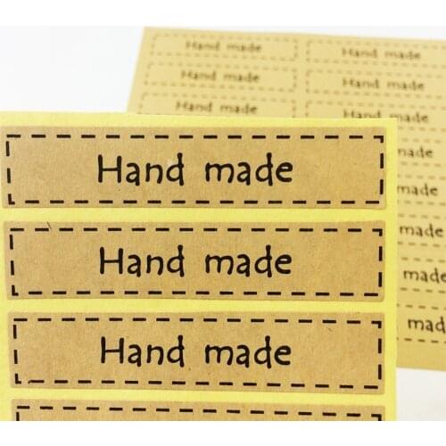 160pcs/pack Back To School Self Adhesive Wax Seal Stickers Cute Stationery Rectangular Dotted Line Hand Made Design