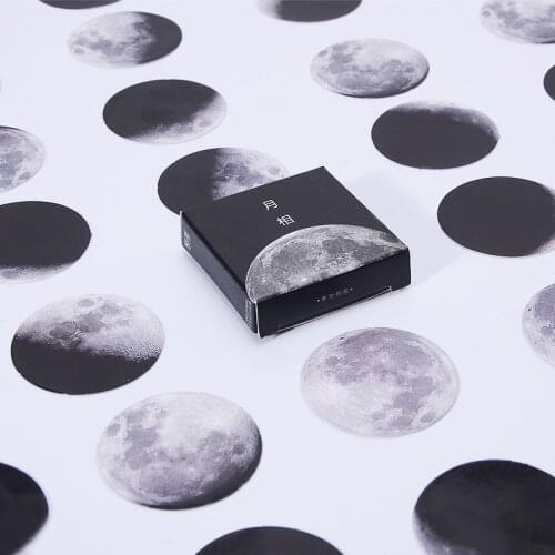45 pcs/pack Kawaii Mini Moon Decoration Stickers Paper Cute DIY Scrapbooking Album Diary Label Sticker Supplies Gifts
