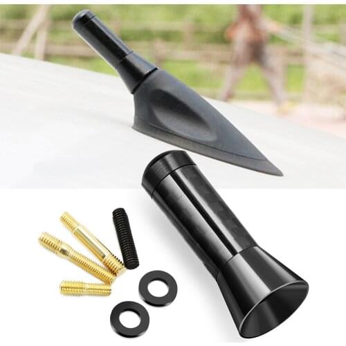 Carbon Fiber Radio Car Antenna For Skoda rapid a5 a7 YETI Superb Citigo Fabia Octavia 2 CitiJet MissionL