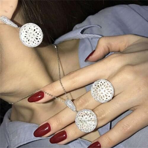 Cp150 Luxury Designer Fashion 925 Sterling Silver Jewelry zirconia star shape Pp