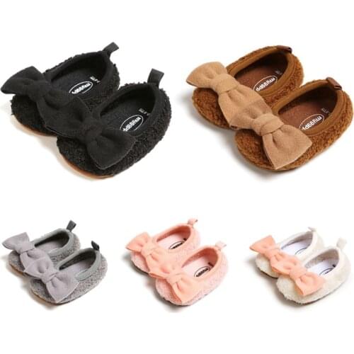 Baby Moccasins Newborn Infant Boy Girl Shoes First Walker Sofe Sole Princess Bowknot Toddler Baby Crib Shoes
