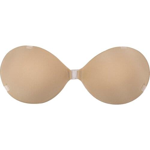 Women Push Up Breast Tape Buckle/Drawstring Breast Enhancer Sexy Invisible Bra Pad Boobs Lifter Femme Strapless Silicone Bra Cup