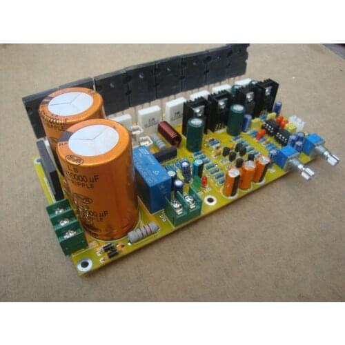 Double AC30V 400W mono A1943 C5200 high power Active pure subwoofer amplifier board