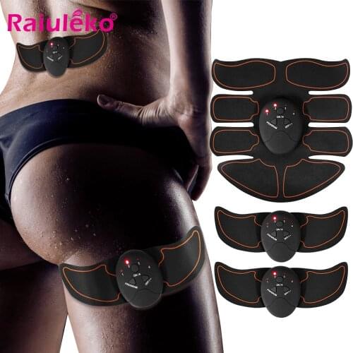 EMS Hip Muscle Stimulator Massager Abdominal Muscle Trainer Fitness Buttocks And Abdomen Trainer Losing Weight Lifting Massager
