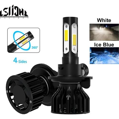 LSlight H13 9008 LED Headlight Bulbs H4 H7 H8 H9 H11 9005 HB3 9006 HB4 Auto Car Lights 6000K 8000K Turbo Fog Headlamp Kits 12V