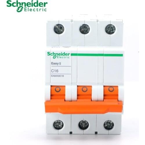 Schneider electric Mini Circuit Breaker Easy 9 EA9AN 3p C type 6A 10A 16A 20A 25A 32A 40A 50A 63A AC EA9AN*C