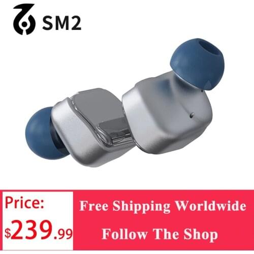 SonicMemory SM2 Earphones HiFi Headset Wired Dynamic Earbuds