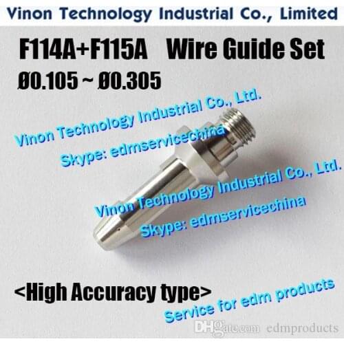 Ø0.105-Ø0.305MM F114A+F115A Finish Cut-Diamond Guide Set (High Accuracy type) A290-8104-Y705, A290-8104-Y706, A290-8104-Y715
