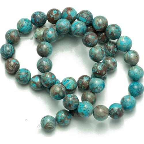 Wholesale Autumn Jaspers Natural Stone Beads Round Loose Beads 6mm 8mm 10mm Needlework DIY Necklace Bracelet Earrings