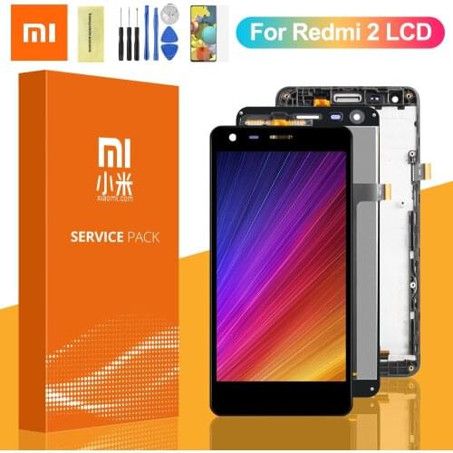 Original 4.7'' LCD For Xiaomi Redmi 2 LCD Display Touch Screen Digitizer Assembly With Frame Replacement For XIAOMI Redmi 2 LCD