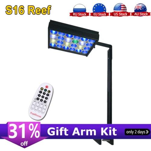 PopBloom nano aquarium led lighting for reef coral marine aquarium light mini fish tank light led remoter control Shannon16