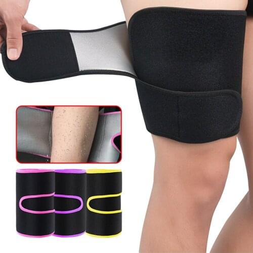 Professional Leg Sleeves Adjustable Fast Sweating Thigh Slimming Fitness Neoprene Compression Thigh Shaper Leg Warmers