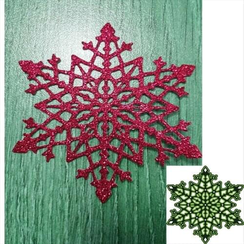 Christmas Snowflake Metal Cutting Dies Stencils for Scrapbooking Album Paper Card Diary Hand Craft Template Decorative