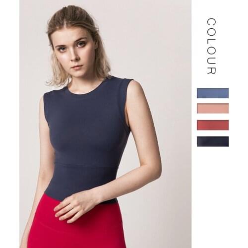 Sexy Sport Top Fitness Women Sleeveless Dance Yoga Shirts Gym Workout Sports T-Shirts Female Running Sport Vest Sportswear