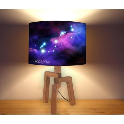 Scorpio Sign Star Pattern Lampshade Modern Lampshade, Night Lamp