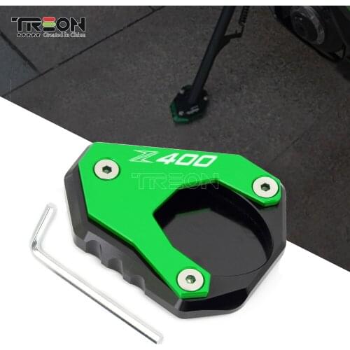 With Logo Z400 Motorbike Extension Support Plate Pad for Kawasaki Z 400 Ninja 400 2018 2019 Motorcycle Accessories