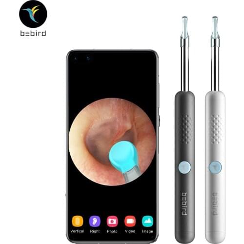 Bebird R1 Smart Visual Ear Sticks Otoscope Borescope 300W Mini Camera Earpick Health Care Ear Cleaner Visual Ear Pick Rod