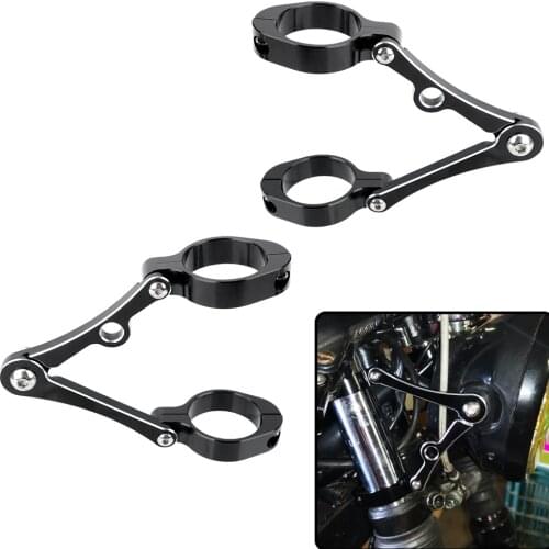 Universal Motorcycle Headlight Bracket 39mm-41mm Spotlight Holder CNC Fork Tube Mount Clamp Moto Accessories