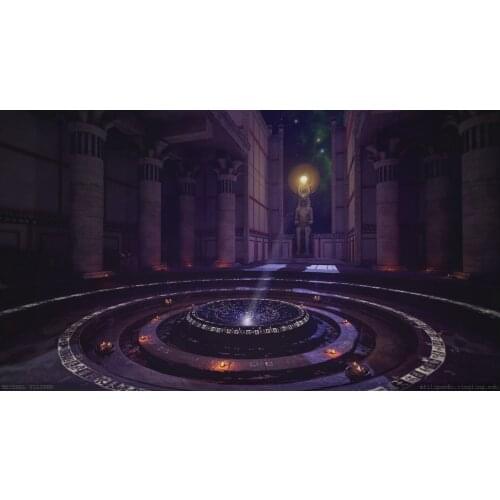 Magic fantasy altar background High quality Computer print party photo backdrop