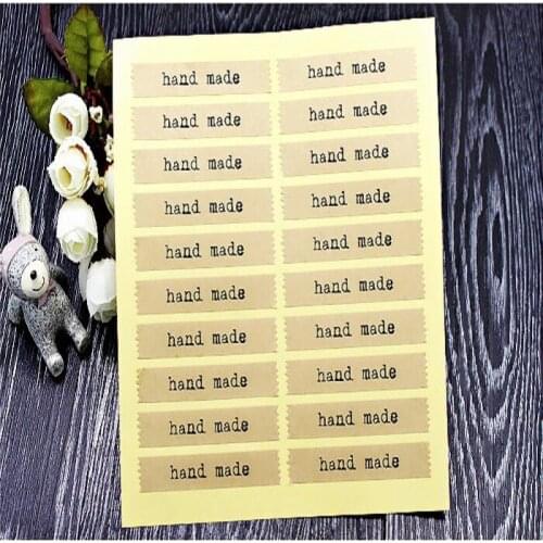 20pc/set sealing sticker tag for candy cookie box bag chocolate paper gift package Wedding Party favor DIY strip handmade