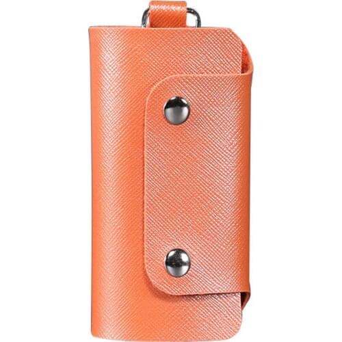 30PCS / LOT PU Leather Keychain Key Holder Organizer Housekeeper Holders Car Keychain Clip Pocket Tool Pouch Key Wallet