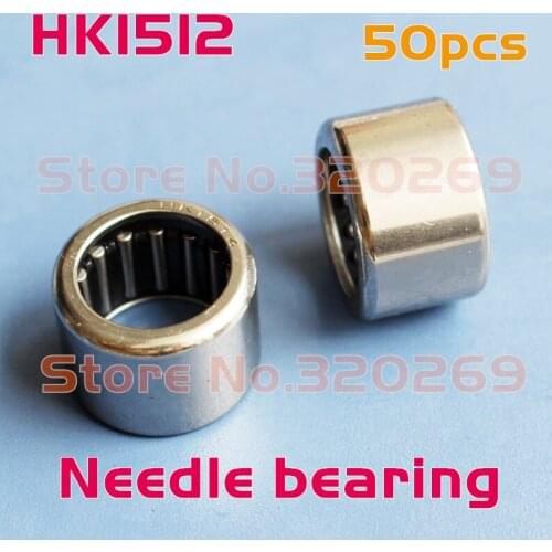 50x Open End Drawn Cup 37941/15 Needle Bearing 15x21x12mm Shaft Tasse Nadellager Roller HK1512 TLA1512Z Shell Type