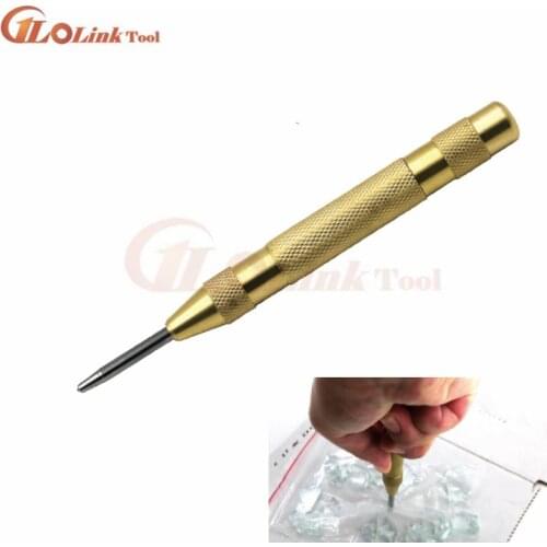 Automatic Centre Punch 5'' Automatic Center Pin Punch Strike Spring Loaded Marking Starting Holes Tool Chisel Steel Tool Parts