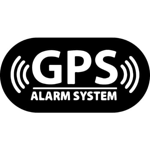 Car Sticker GPS Alert Decal Personality PVC Fashion Body Decorative Accessories Stickers Creative Sunscreen Waterproof Decals