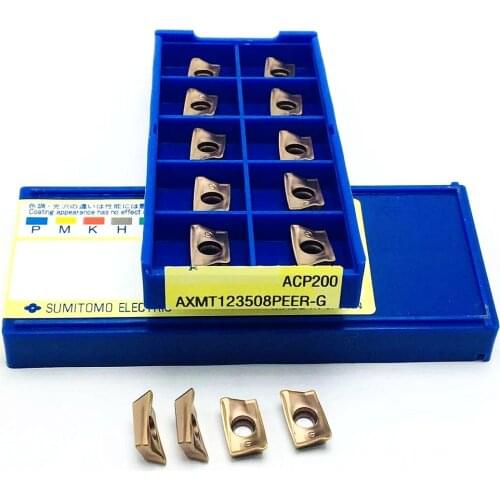 AXMT123508-G ACP200 AXMT123508PEER carbide turning tool original high quality CNC milling insert AXMT170508PEER-G ACP200
