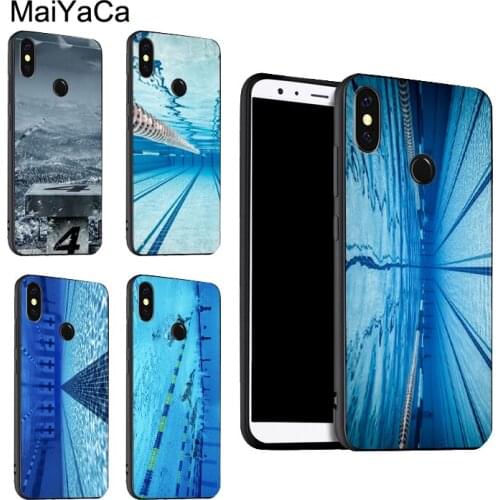 Swimming Pool Water For POCO X3 F2 Case For Redmi Note 9 Pro 8 7 8T 9S 9A 9C For Mi Note 10 Lite 9T A3 Coque