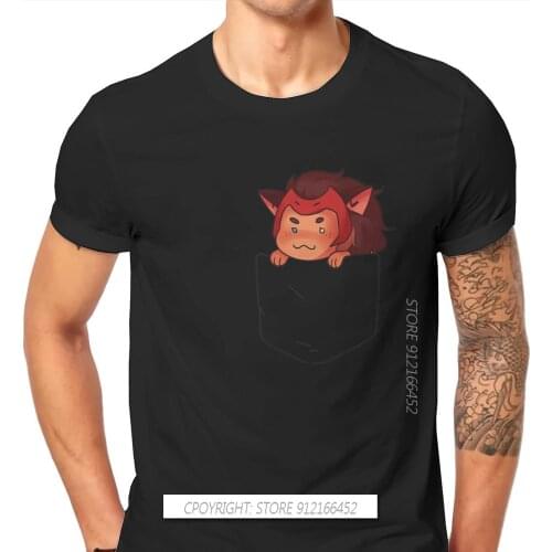 Catra In Your Pocket Round Collar TShirt She Ra And The Princesses Of Power Adora TV 100% Cotton T Shirt Mans Tops Fluffy