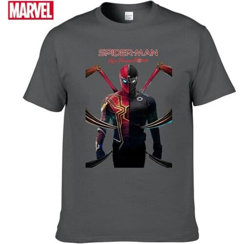 Marvel The Avengers spiderman t shirt Comfortable 100% cotton Fashion clothes for teens Summer T-shirts with short sleeves #75