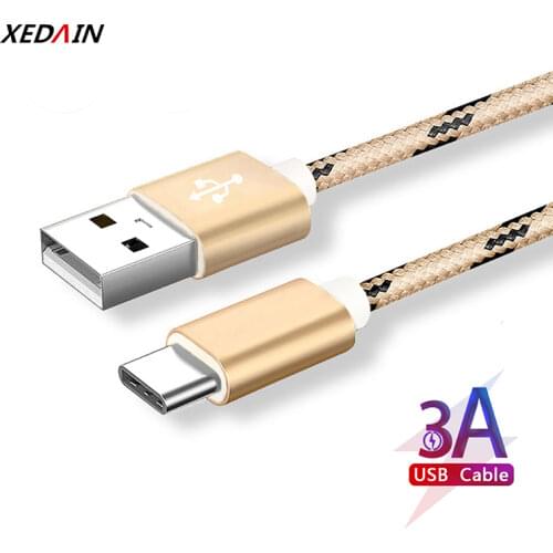 Good 3A USB Type C Cable For Samsung Xiaomi Redmi Note 7 Mi 9t Fast Charging Cord USB-C Charger Mobile Phone USB C Micro Cable