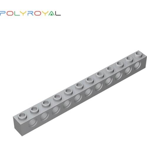 Building Blocks accessories 1x12 Perforated brick 11 holes 10PCS Compatible Assembles Particles Technic Parts Moc Toy Gift 3895