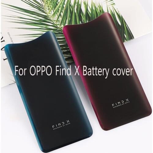 Find-X Housing For OPPO Find X Findx Battery Door Glass Back Cover Phone Replacement Parts with logo