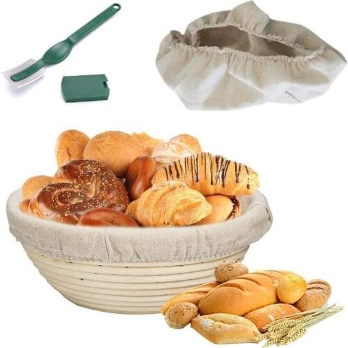 Bread Proving Baskets Fermentation Rattan Proofing Basket Baking Bowl Country Baguette Dough Banneton Brotform Bakery Tools