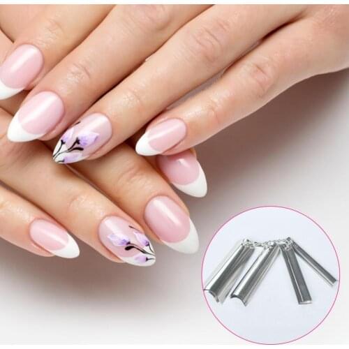 Nail Manicure Multiple Sizes Reusable Stainless Steel Nail Cutter Plate for Nail Salon