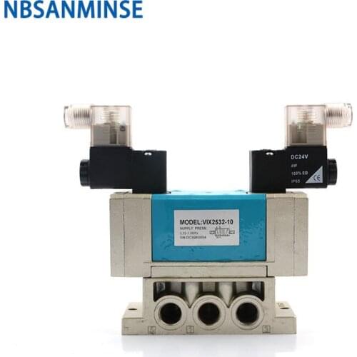NBSANMINSE VIX2532 / VIX2531 G3/8 2 Sliding plate ceramic seal solenoid valve product adopts ceramic seal switch technology