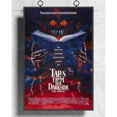 NJ365 TALES FROM THE DARKSIDE The Movie Horror creepshow Wall Sticker Silk Poster Art Home Decoration