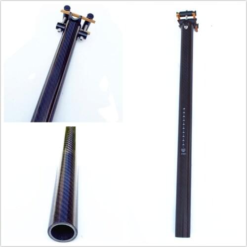 New Carbon fiber bicycle rod 34.9 580mm bicycle accessories bike seatpost 3k finish carbonio parts