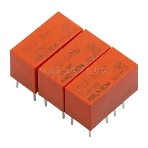 100% nuevo 5 pcs/lote RELAY EC2-12NU EC2-5NU EC2-3NL DIP8 2A 12VDC Transistor original