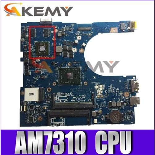 Original Laptop motherboard For DELL Inspiron 5555 Core AM7310 Mainboard AAL12 LA-C142P CN-0913FV 0913FV 216-0867020