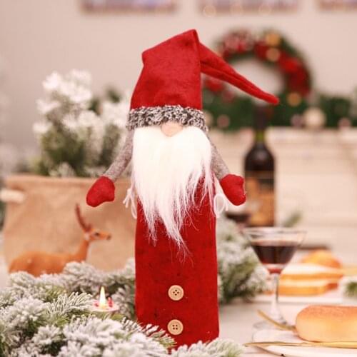 HAPPYXMAS/Haobeishu Christmas Decorations No Wine Bags Restaurant Festival Dress Up Semi-Manual Semi-Mechanical