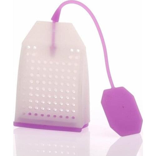 Tea Strainers & Tea Infusers Food Grade Silicone Tea Strainer Bags Coffee Loose Tea Leaves Infusers 1PCS