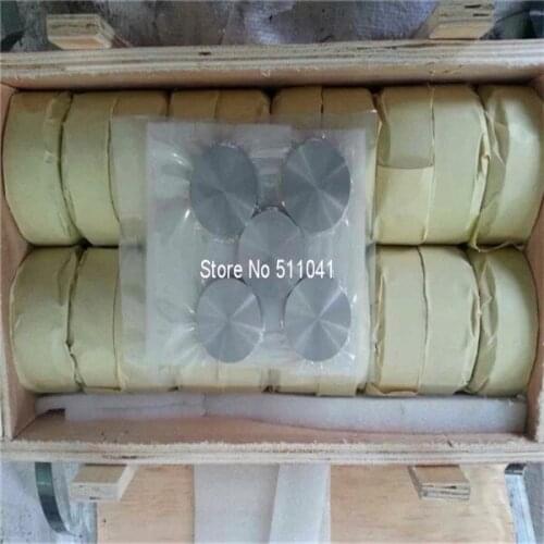 Titanium target,ti-al alloy target for Vacuum PVD,100mm D x 45mm L,Plating rose-gorden, rose-red,5pcs wholesale,free shipping